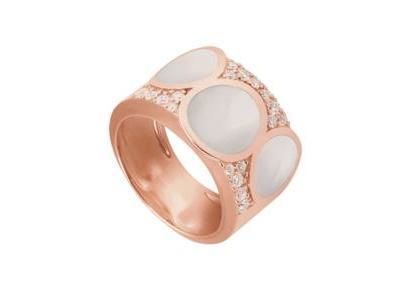 Bague Clozeau Or Rose 750 DIamant - F739DBR - Réf. F739DBR