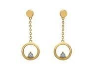 Boucles d'Oreilles Diamant Or Jaune 375 - C86323 - Réf. C86323