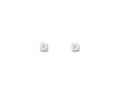 Boucles d'Oreilles Puces Diamant 2 x 0.03 Ct Or Gris 750 - OK201GB4 - Réf. OK201GB4