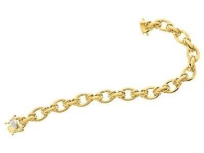 Bracelet Femme Or Jaune 750 Sablé Et Poli Masviel - 679.09 - Réf. 679.09