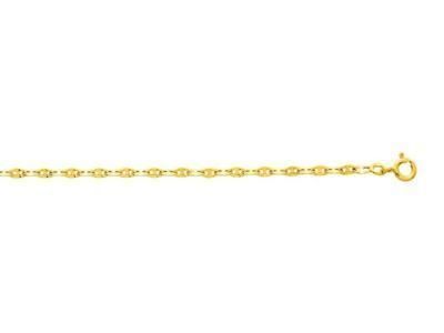 Bracelet Style Grain De Café Or Jaune 750 - B537.25 - Réf. B537.25