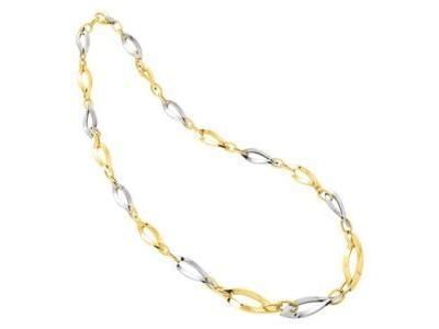 Collier Femme Or 750 Bicolore Ogives En Chute - 7016.20G - Réf. 7016.20G