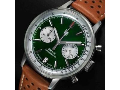 Lip Rallye 39 mm Méca-Quartz Cadran Vert - 671806 - Réf. 671806