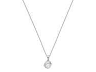 LYSE - Collier Jourdan Argent 925 Perle Blanche - AJF170259N - Réf. AJF170259N