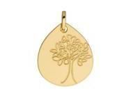 Médaille Goutte Arbre de Vie Or Jaune 750 - A09118 - Réf. A09118