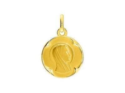 Médaille Vierge Ronde Or Jaune 375 - 9K20861 - Réf. 9K20861