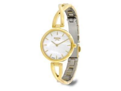 Montre Femme Boccia Titane Plaqué-Or - 3239-03 - Réf. 3239 03