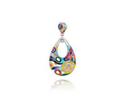 Pendentif Argent Marina Una Storia Laque Zircon - BQ121218 - Réf. BQ121218