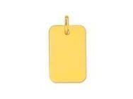 Pendentif  Plaque Rectangulaire Or Jaune 375 Lucas Lucor - XM371 - Réf. XM371