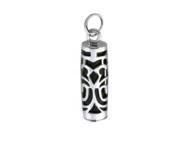 Pendentif Tiki Force Argent 925 Onyx 22 mm - Réf. 316112